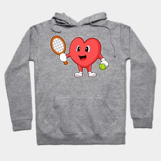 Heart Tennis Tennis racket Hoodie